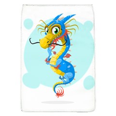 Dragon Chinese Blue Mustache China Removable Flap Cover (l) by Wegoenart