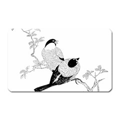 Vintage Old Fashioned Animal Wild Magnet (rectangular) by Wegoenart