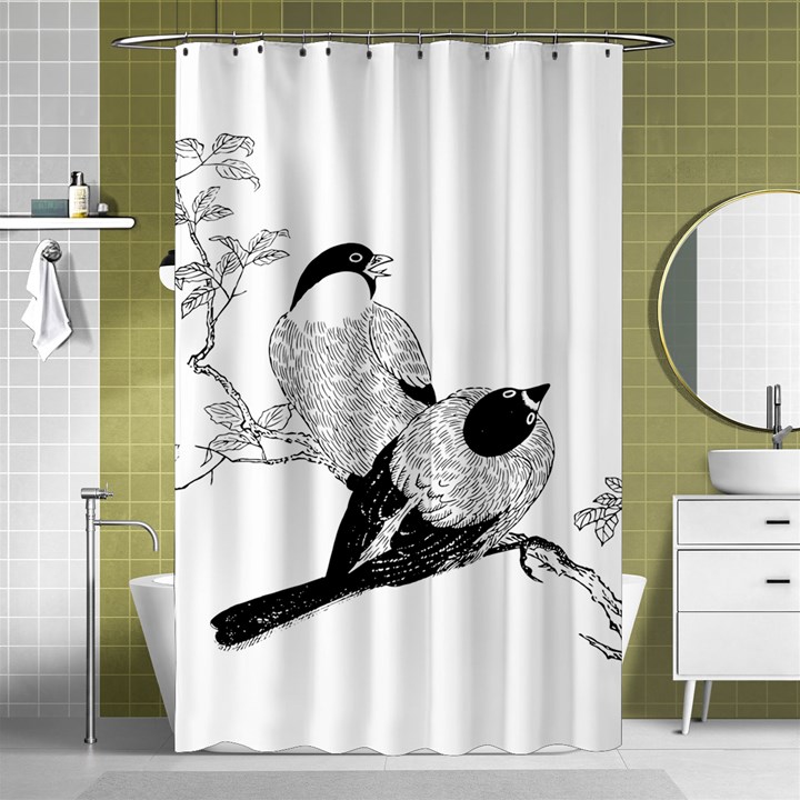 Vintage Old Fashioned Animal Wild Shower Curtain 48  x 72  (Small) 