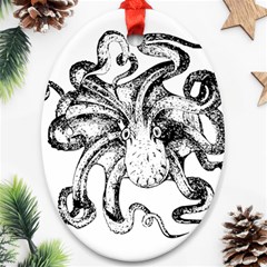 Animal Game Asset Call Invertebrate Oval Ornament (two Sides) by Wegoenart