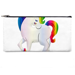 Rainbow Unicorn Unicorn Heart Pencil Cases by Wegoenart