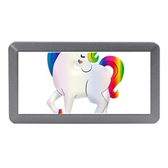 Rainbow Unicorn Unicorn Heart Memory Card Reader (mini) by Wegoenart