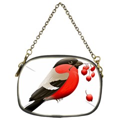 Red Robin Berry Red Berries Bird Chain Purse (one Side) by Wegoenart