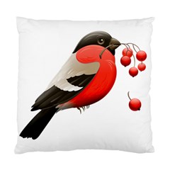 Red Robin Berry Red Berries Bird Standard Cushion Case (two Sides) by Wegoenart