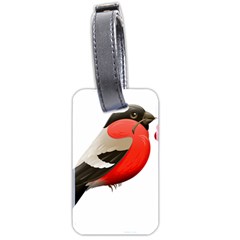 Red Robin Berry Red Berries Bird Luggage Tags (two Sides) by Wegoenart