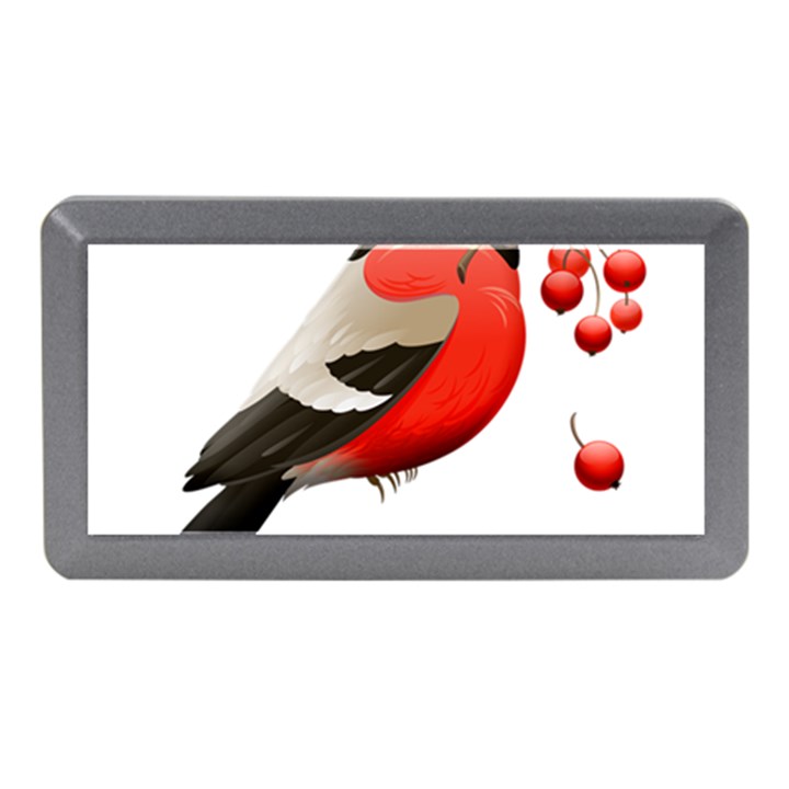 Red Robin Berry Red Berries Bird Memory Card Reader (Mini)