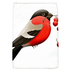 Red Robin Berry Red Berries Bird Removable Flap Cover (l) by Wegoenart