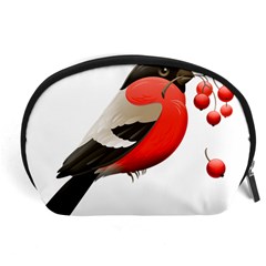 Red Robin Berry Red Berries Bird Accessory Pouch (large) by Wegoenart