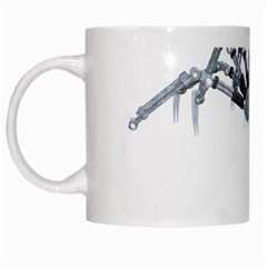 Spider Arachnid Animal Robot White Mugs by Wegoenart