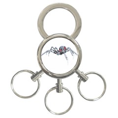 Spider Arachnid Animal Robot 3-ring Key Chains by Wegoenart