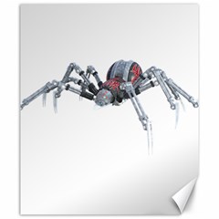 Spider Arachnid Animal Robot Canvas 20  X 24  by Wegoenart