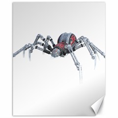 Spider Arachnid Animal Robot Canvas 11  X 14  by Wegoenart