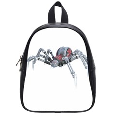 Spider Arachnid Animal Robot School Bag (small) by Wegoenart