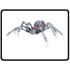 Spider Arachnid Animal Robot Fleece Blanket (large)  by Wegoenart