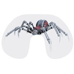 Spider Arachnid Animal Robot Travel Neck Pillows Front