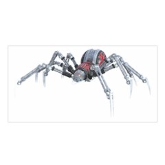 Spider Arachnid Animal Robot Satin Shawl by Wegoenart