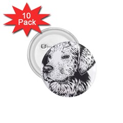 Dog Animal Domestic Animal Doggie 1 75  Buttons (10 Pack) by Wegoenart