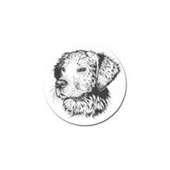 Dog Animal Domestic Animal Doggie Golf Ball Marker by Wegoenart