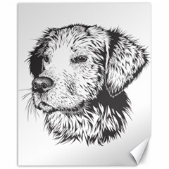 Dog Animal Domestic Animal Doggie Canvas 16  X 20  by Wegoenart