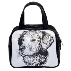 Dog Animal Domestic Animal Doggie Classic Handbag (two Sides) by Wegoenart