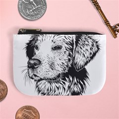 Dog Animal Domestic Animal Doggie Mini Coin Purse by Wegoenart