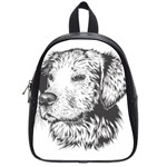 Dog Animal Domestic Animal Doggie School Bag (Small) Front