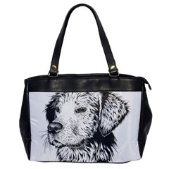 Dog Animal Domestic Animal Doggie Oversize Office Handbag by Wegoenart