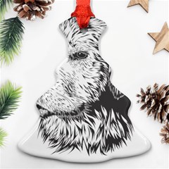 Dog Animal Domestic Animal Doggie Ornament (christmas Tree) 