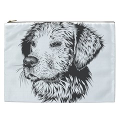 Dog Animal Domestic Animal Doggie Cosmetic Bag (xxl) by Wegoenart