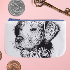 Dog Animal Domestic Animal Doggie Large Coin Purse by Wegoenart