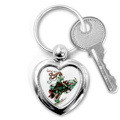 Furry Rocket Spaceship Fairy Key Chains (heart)  by Wegoenart