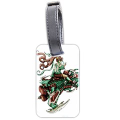 Furry Rocket Spaceship Fairy Luggage Tags (two Sides) by Wegoenart