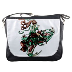 Furry Rocket Spaceship Fairy Messenger Bag