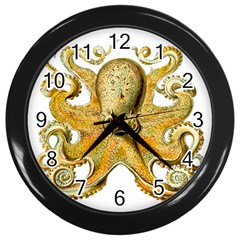 Animal Art Forms In Nature Clips Wall Clock (black)