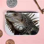 Iguana Portrait Profile Close Up Mini Coin Purse Front