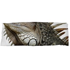 Iguana Portrait Profile Close Up Body Pillow Case (dakimakura) by Wegoenart