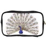 Peacock Colorful Bird Feather Blue Toiletries Bag (Two Sides) Front