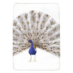 Peacock Colorful Bird Feather Blue Removable Flap Cover (S)