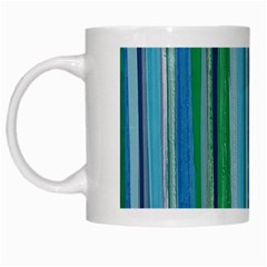 Painted Stripe White Mugs by dressshop