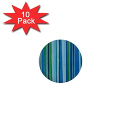 Painted Stripe 1  Mini Buttons (10 Pack)  by dressshop