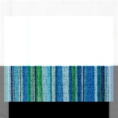 Painted Stripe Rectangular Jigsaw Puzzl by dressshop