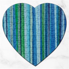 Painted Stripe Jigsaw Puzzle (heart) by dressshop