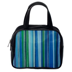 Painted Stripe Classic Handbag (one Side) by dressshop