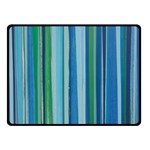 Painted Stripe Double Sided Fleece Blanket (Small)  45 x34  Blanket Front