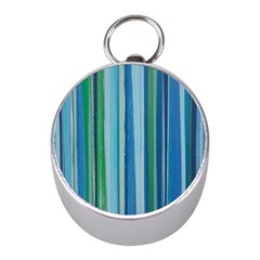 Painted Stripe Mini Silver Compasses by dressshop