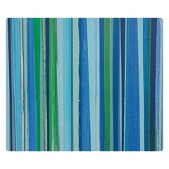 Painted Stripe Double Sided Flano Blanket (small)  by dressshop