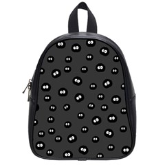 Totoro - Soot Sprites Pattern School Bag (small) by Valentinaart