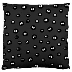 Totoro - Soot Sprites Pattern Standard Flano Cushion Case (one Side) by Valentinaart