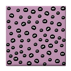 Totoro - Soot Sprites Pattern Face Towel by Valentinaart