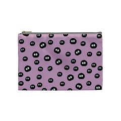 Totoro - Soot Sprites Pattern Cosmetic Bag (medium) by Valentinaart